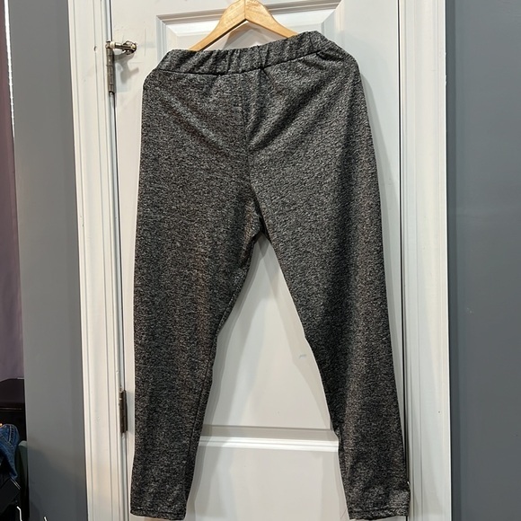 ShoSho Gray Space Dye Tapered Pull On Pant Size Large - Picture 6 of 9